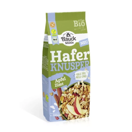 Bauckhof - Muesli crujiente de avena, manzana y canela - 300g