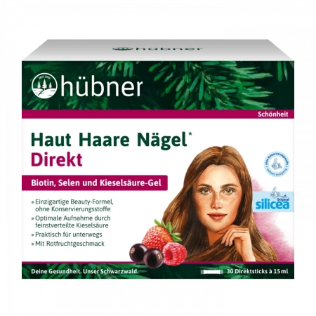 Hübner - Haut Haare Nägel Direkt Rotfrucht - 30 Stück