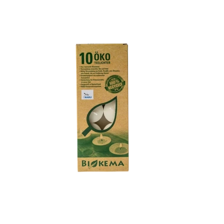 Biokema - Lampade da tè senza coperchio - 10 pezzi