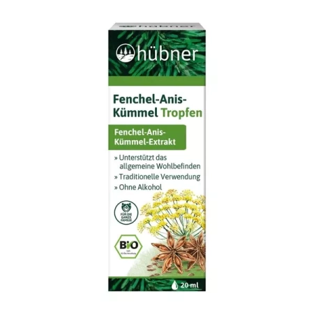 Hübner - Fenouil-Anis-Cumin gouttes - 20ml