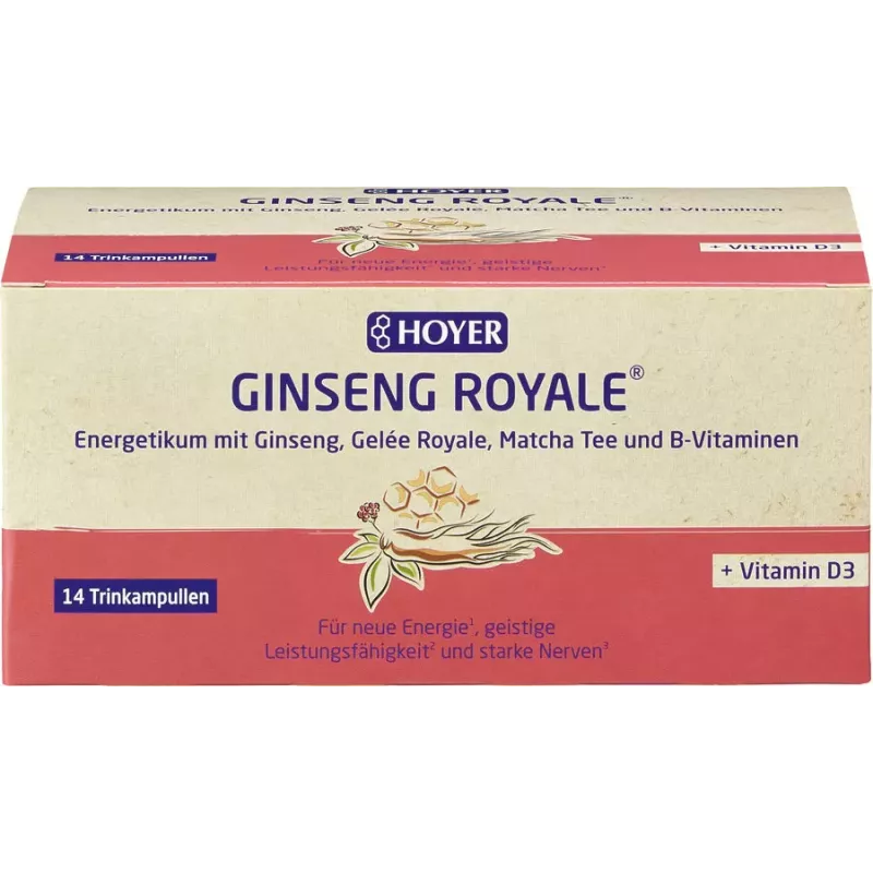 HOYER - Ampollas para beber Ginseng Royale - 210ml