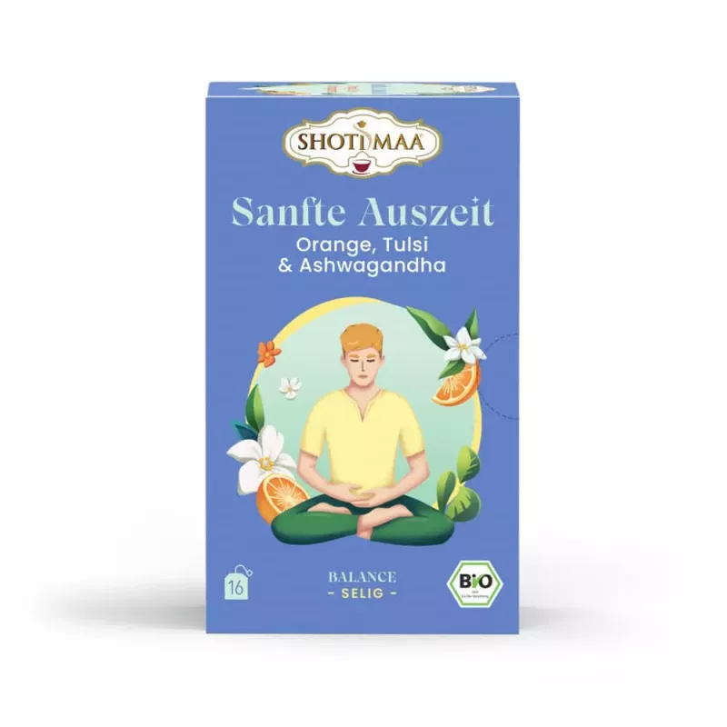Shoti Maa - Doux repos - Orange, Tulsi & Ashwagandha BIO - 16 teb