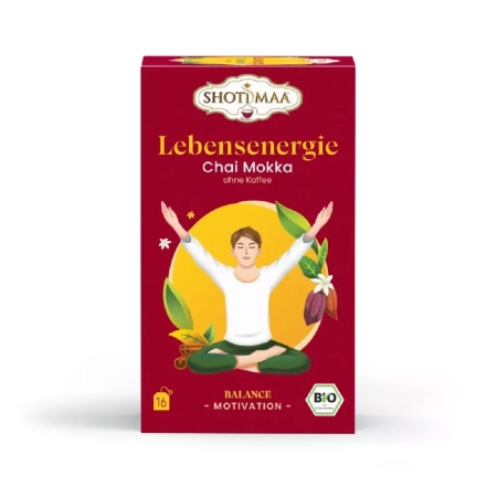 Shoti Maa - Lebensenergie Chai Mokka (ohne Kaffee) - 16 Teebeutel