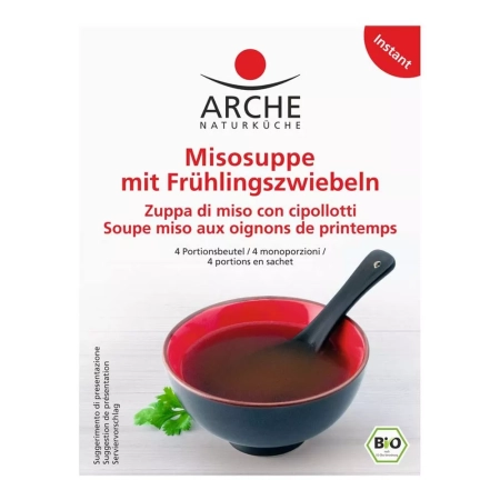 Arche - Sopa de miso con cebolletas - 4x10 g
