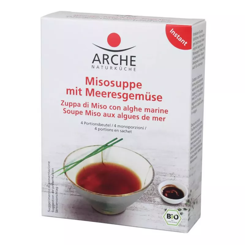 Arche - Soupe miso aux légumes de mer - 4x15 g