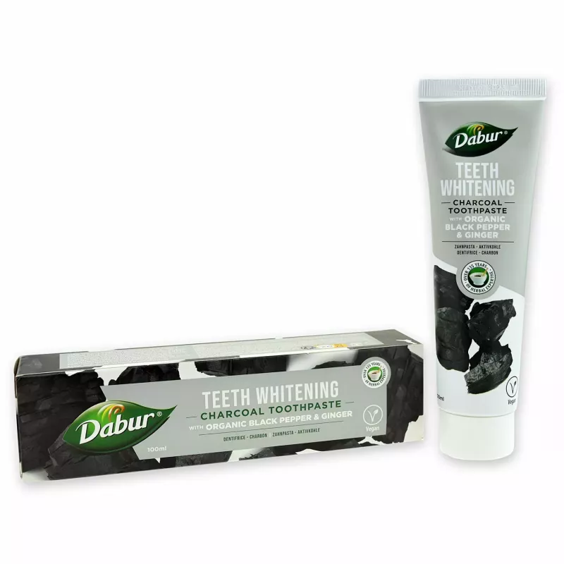 Dabur - Herbal Charcoal Toothpaste - 100ml | Miraherba Dental Care