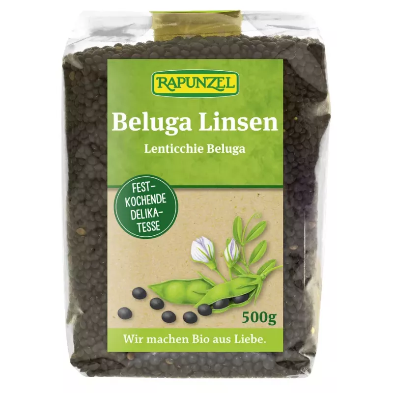 Rapunzel - Beluga lentils black - 500g
