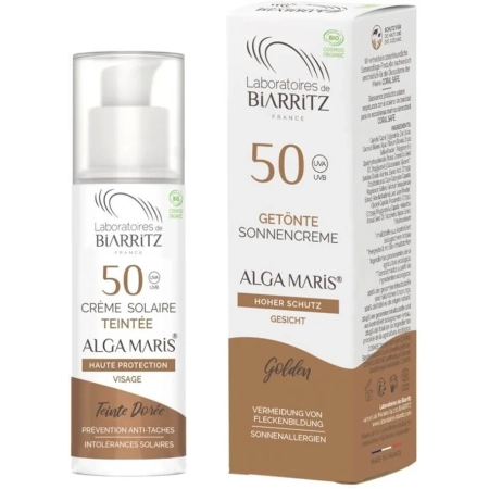 Laboratoires Biarritz - Crema solare colorata Gold SPF 50 - 50 ml