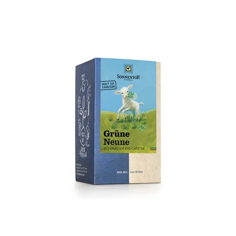Sonnentor - Grüne Neune Tee - 18 sachets d'infusion