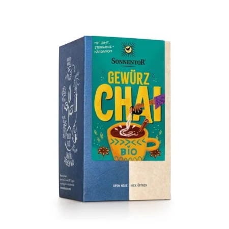 Sonnentor - Spice Chai - 18 bolsitas de doble cámara