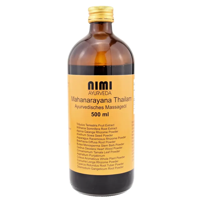 Huile de massage Nimi - Mahanarayana Thailam - 500 ml