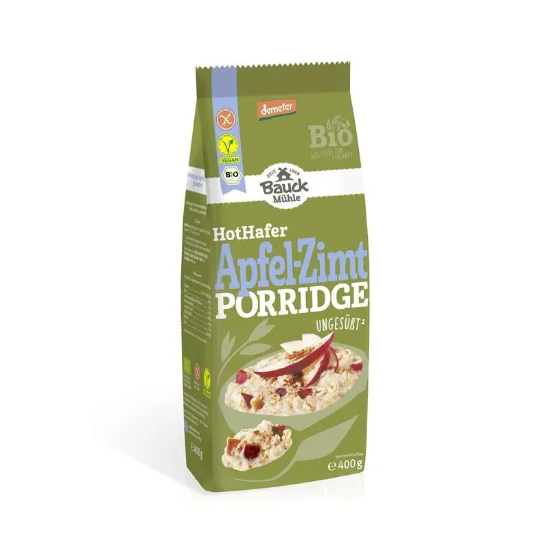 Bauck - Hot Oat Apple-Cinnamon, gluten-free - 400g