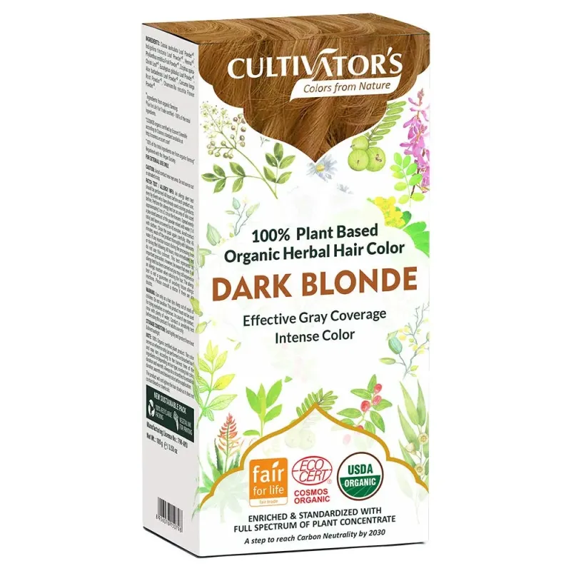 CULTIVATOR'S - Natural Plant Hair Color Dark Blonde - 100g