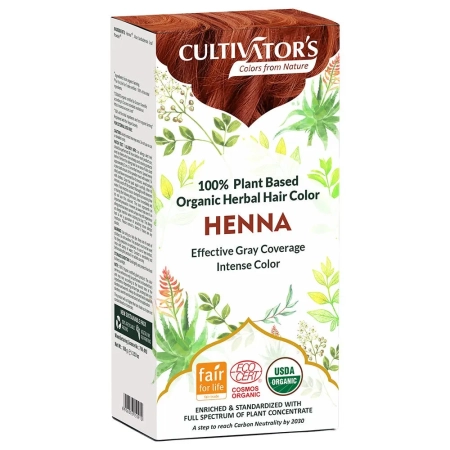 CULTIVATOR'S - Tinte natural para el cabello con henna a base de hierbas - 100 g