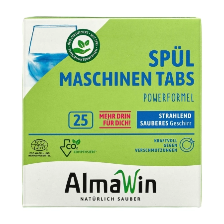 AlmaWin - Spülmaschinen-Tabs - 25st | Miraherba Ölo-Haushalt