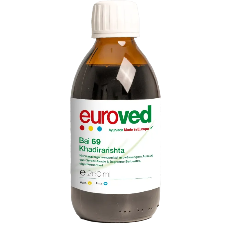 euroved - Bai 69 Khadirarishta - 250ml | Miraherba Ayurveda