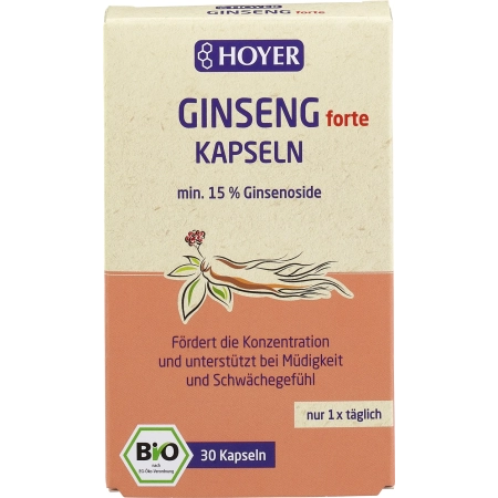 Hoyer - Ginseng forte Kapseln - 30 Kapseln
