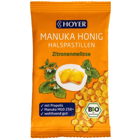 HOYER - pastilles pour la gorge Miel de manuka - 30g