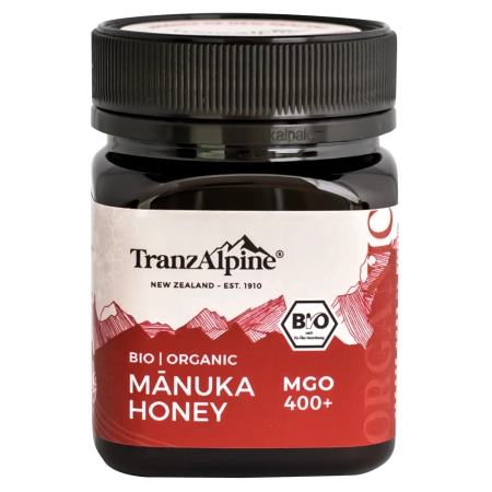 TranzAlpine - Bio, le Miel de Manuka MGO 400+ - 250g
