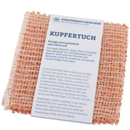 Redecker - Kupfertuch - 2er Pack