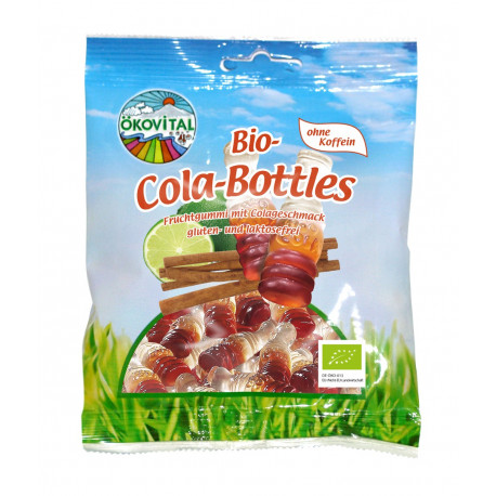 Ökovital - Botellas Bio Cola - 100g | Caramelos ecológicos Miraherba