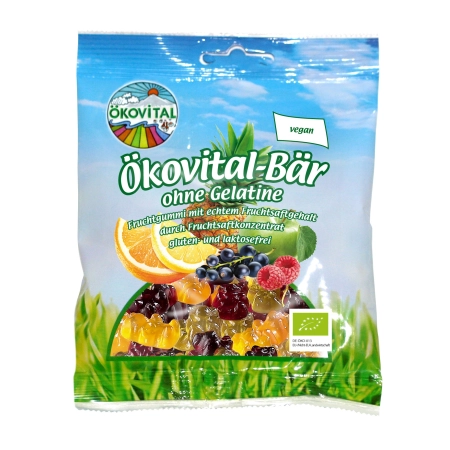 Ökovital - Ökovital-Bär ohne Gelatine - 80g