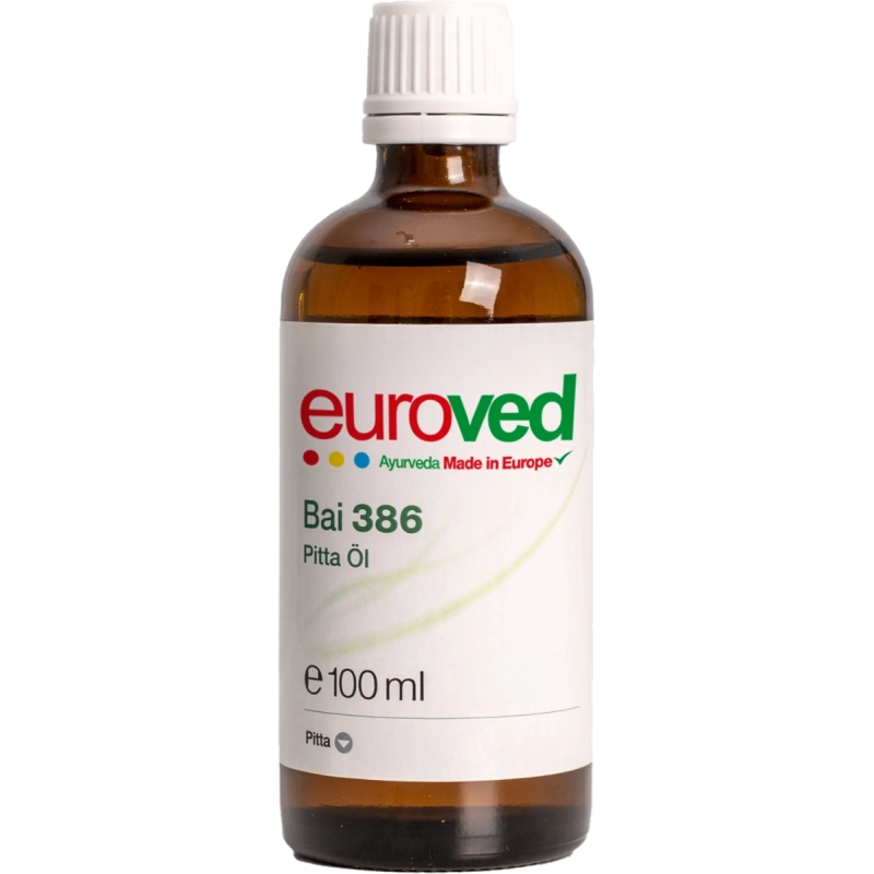 euroved - Bai 386 Pitta Oil - 100ml | Miraherba Ayurveda