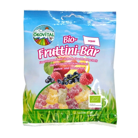 Ökovital - Bio-Fruttini bear without gelatin - 100g