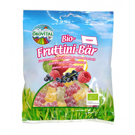 Ökovital - Bio-Fruttini-Bär ohne Gelatine - 80g