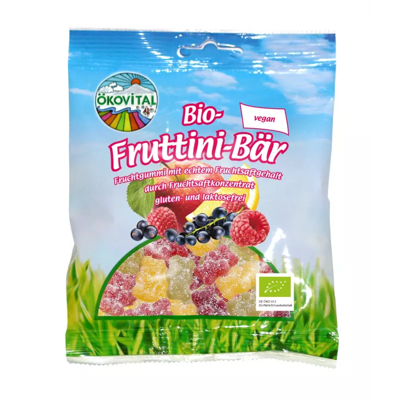 Ökovital - Bio-Fruttini-Orso senza Gelatina - 80g