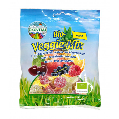 Ökovital - Bio-Veggie-Mix - 80 g | Miraherba Bio Süßigkeiten
