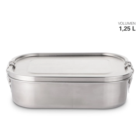 Weis - Grande contenitore per il pranzo in acciaio inossidabile da 1,25 l