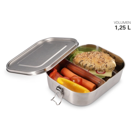 Weis - Large stainless steel lunch box 1.25L