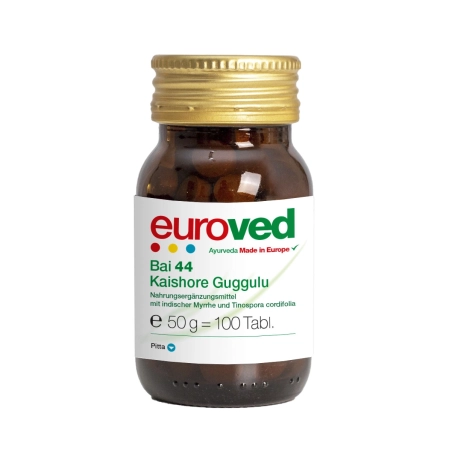 euroved - Bai 44 Kaishore Guggulu - 100 Tabletten | Miraherba Ayurveda