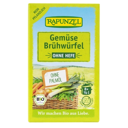 Rapunzel - Gemüsebrühwürfel ohne Hefe | Miraherba Bio-Lebensmittel