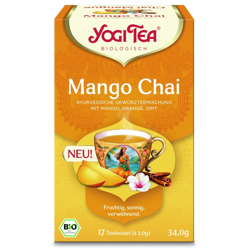 Yogi Tea - Mango Chai - 17 Teebeutel