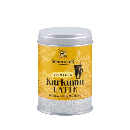 La porte du soleil - Curcuma-Latte à la Vanille bio - Boîte de 60g