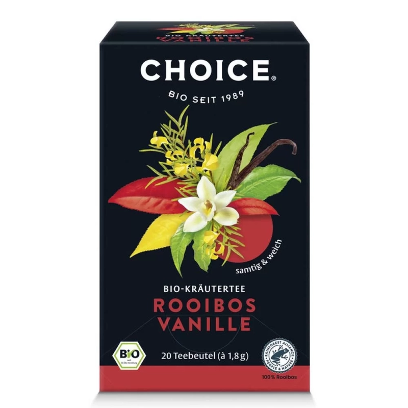 CHOICE - Herbal Tea Rooibos Vanilla - 20 tea bags