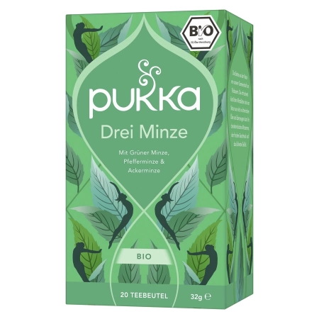 Pukka - Té orgánico de hierbas con tres mentas - 20 bolsitas