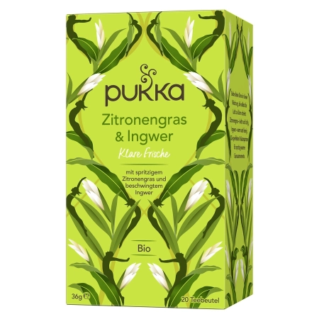 Pukka - Bio-Kräutertee Zitronengras & Ingwer - 20 Teebeutel