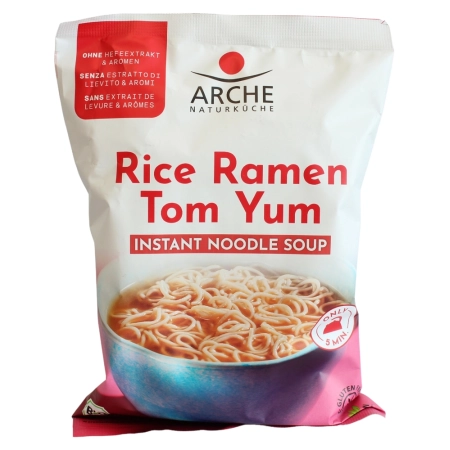 Arche - Ramen di riso Tom Yum, zuppa di noodles istantanea - 72 g
