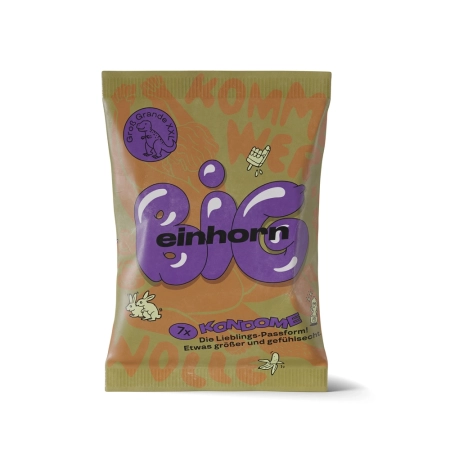 einhorn - Préservatifs BIG Largeur 57 mm - 7 pièces