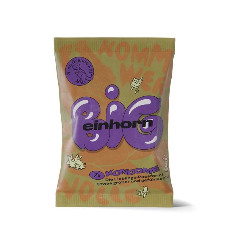 einhorn - Condones GRANDES Ancho 57 mm - 7 piezas