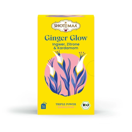 Shoti Maa - Thé éclatant au gingembre bio | Gingembre, citron et cardamome