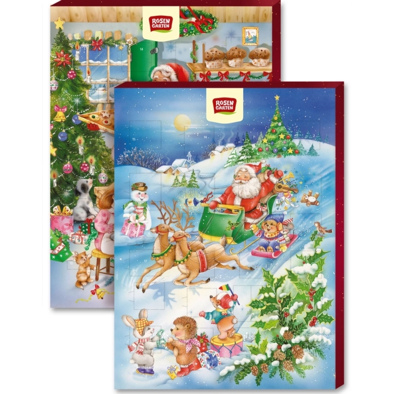 Rosengarten - Calendario de Adviento de chocolate clásico - 75g