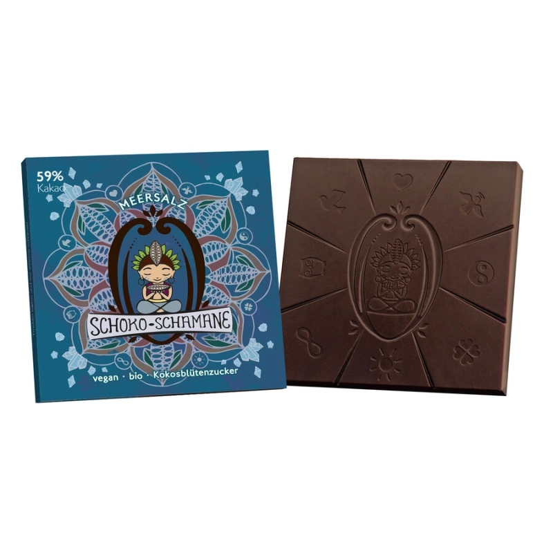 Mindsweets - Sale marino sciamano al cioccolato - 50g