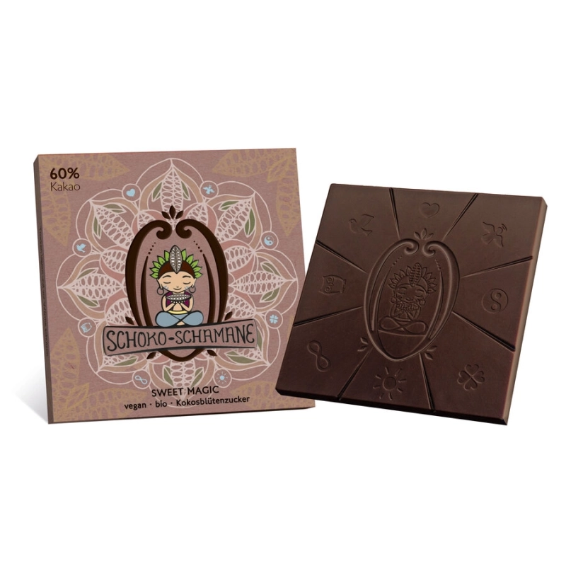 Mindsweets - Chocolat Shaman 60% - Pur - 50g