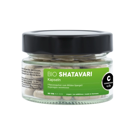 Cosmoveda - ORGANIC Shatavari capsules - 80 pieces
