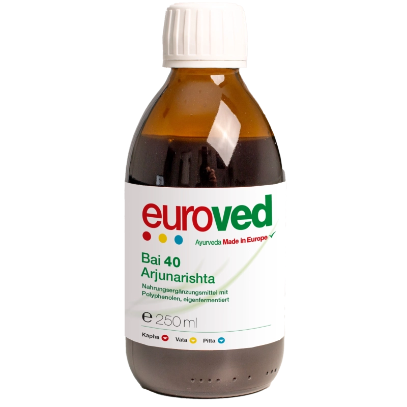 euroved - Bai 40 Arjunarishta - 250ml | Miraherba Ayurveda