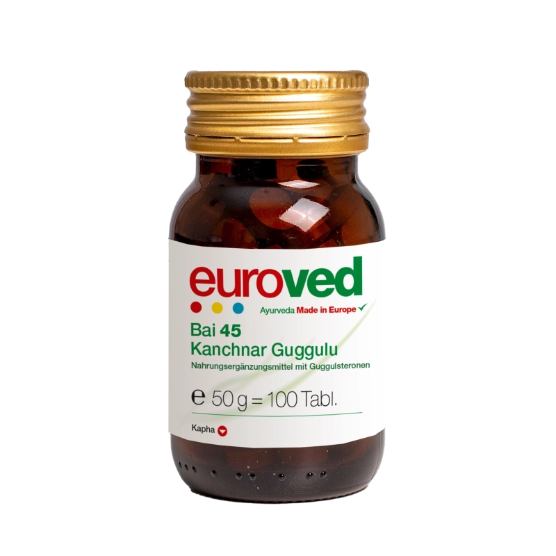 euroved - Bai 45 Kanchnar Guggulu - 100 comprimés | Miraherba Ayurvéda